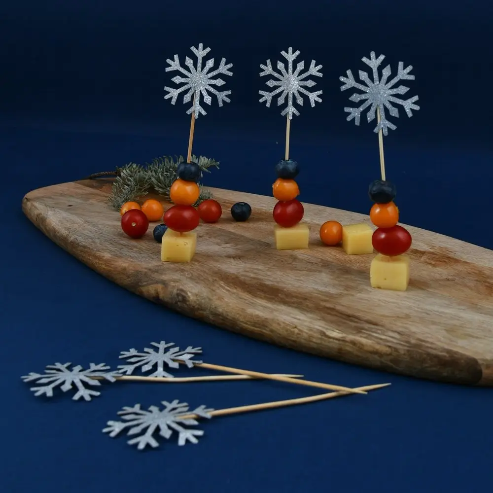 Шпажки для канапе Снежинки 6 шт (ассортимент) Шпажки для канапе Снежинки 6 шт (ассортимент)