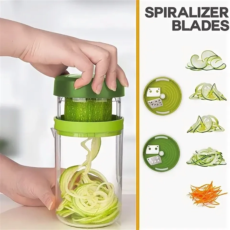 Ручная спиральная овощерезка Ручная спиральная овощерезка