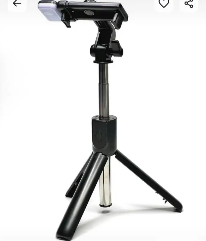 Селфи-палка монопод с Bluetooth пультом и LED подсветкой Селфи-палка монопод с Bluetooth пультом и LED подсветкой
