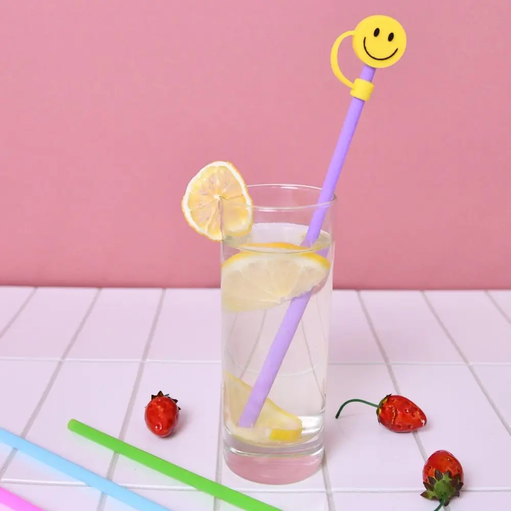 Трубочки для коктейля С колпачком 4 шт Трубочки для коктейля С колпачком 4 шт