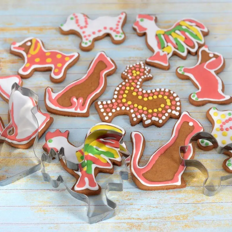 Форма для печенья, набор 3 шт, "Домашние питомцы"