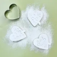 Кулинарная форма "Сердце" с 3 трафаретами Кулинарная форма "Сердце" с 3 трафаретами