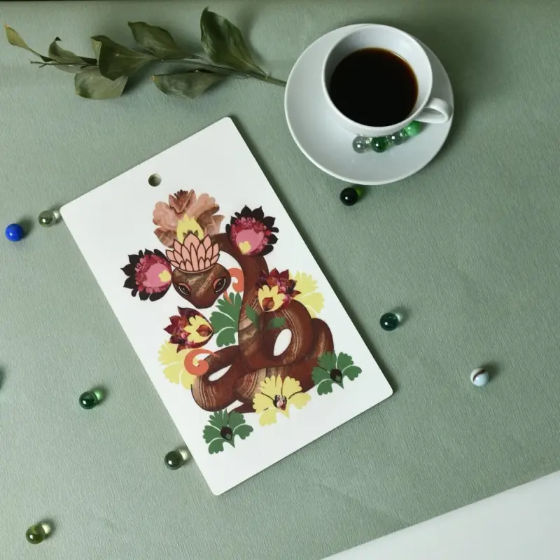 Доска разделочная Змейка Чародейка 29х17 см (ассортимент) Доска разделочная Змейка Чародейка 29х17 см (ассортимент)