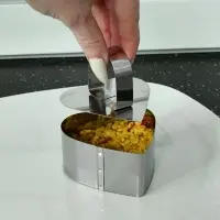 Кулинарная форма "Сердце" с крышкой-прессом Кулинарная форма "Сердце" с крышкой-прессом