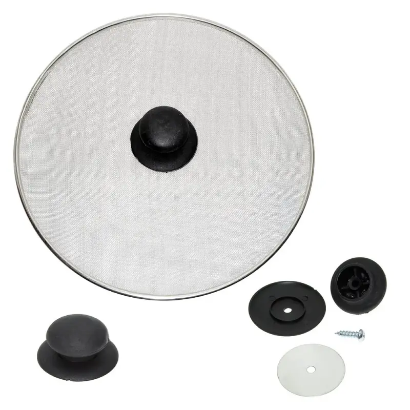 Сито плоское Крышка и экран от брызг диаметр 28см Сито плоское Крышка и экран от брызг диаметр 28см