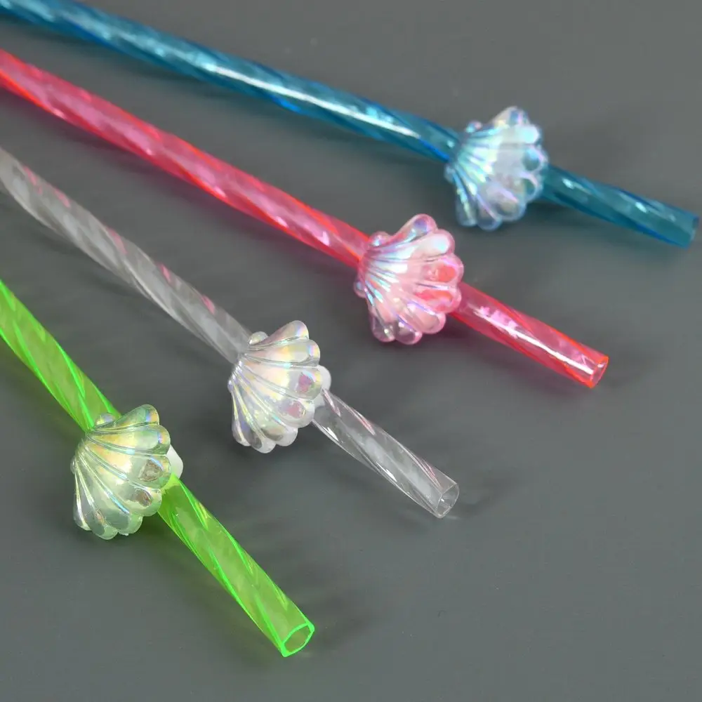 Трубочки для коктейля Ракушки 4 шт Трубочки для коктейля Ракушки 4 шт