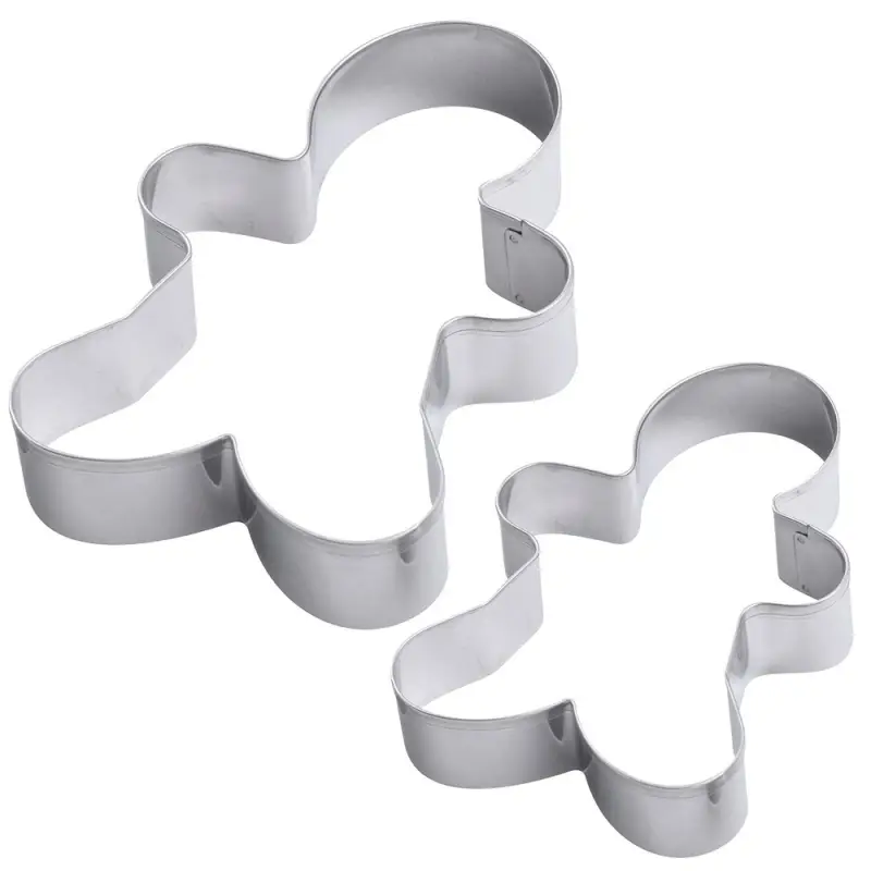 Форма для печенья, набор 2 шт "Пряничный человечек"