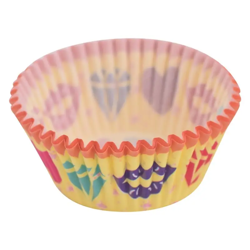 Форма для выпечки, набор 50 шт, диаметр 7-5см