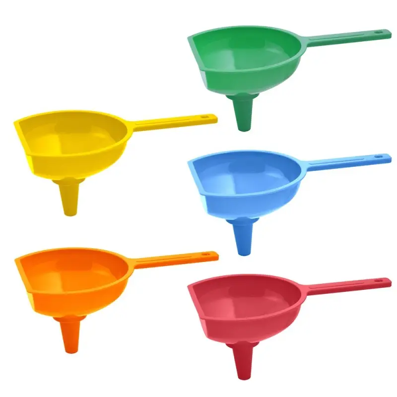 Воронка с ситечком 13х11см ручка 10 см (ассортимент) Воронка с ситечком 13х11см ручка 10 см (ассортимент)