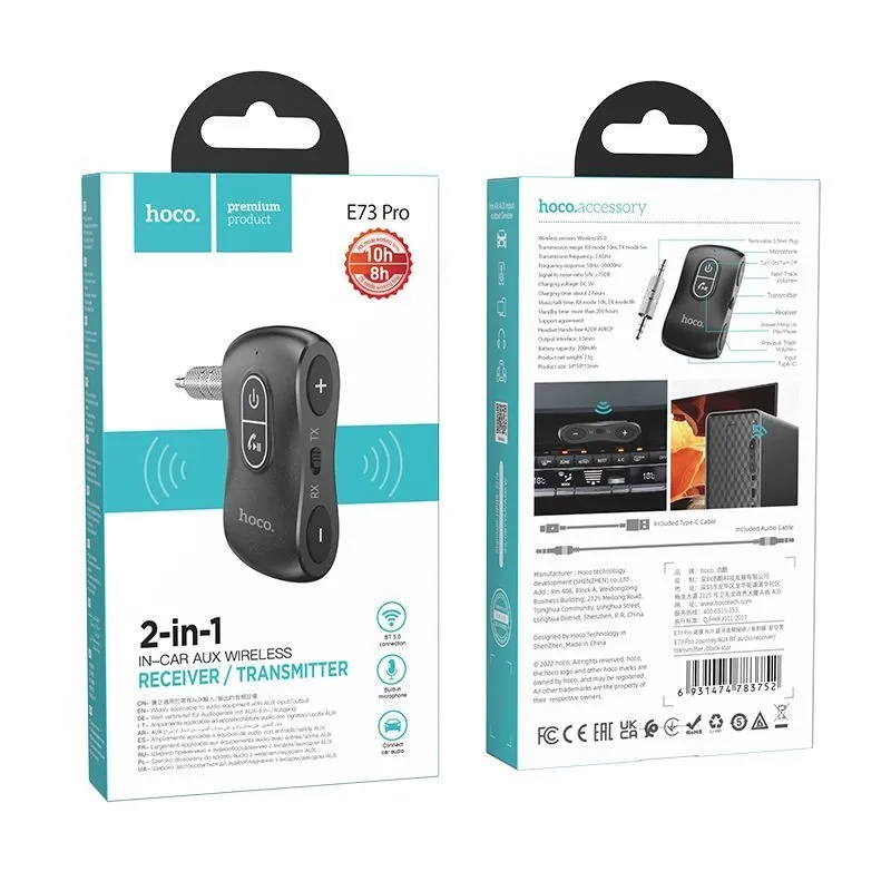 Автомобильный адаптер HOCO E73 Pro Автомобильный адаптер HOCO E73 Pro
