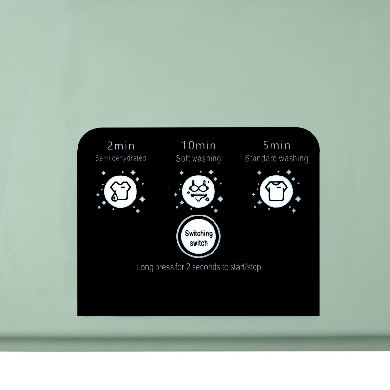 Портативная мини-стиральная машина с ведром 6 л (цвет в ассортименте) Портативная мини-стиральная машина с ведром 6 л (цвет в ассортименте)