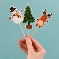Шпажки для канапе С Новым годом 6 шт