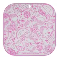 Доска разделочная Фрукты 28х28 см Доска разделочная Фрукты 28х28 см