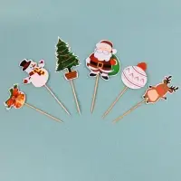 Шпажки для канапе С Новым годом 6 шт