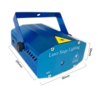 Лазерный проектор для вечеринки светомузыка (цвет в ассортименте) Лазерный проектор для вечеринки светомузыка (цвет в ассортименте)