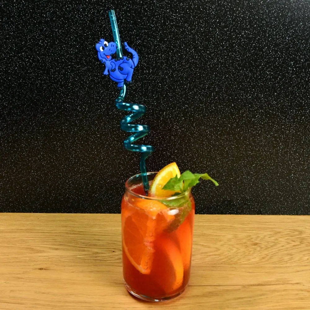 Трубочки для коктейлей Динозаврики набор 6 шт Трубочки для коктейлей Динозаврики набор 6 шт