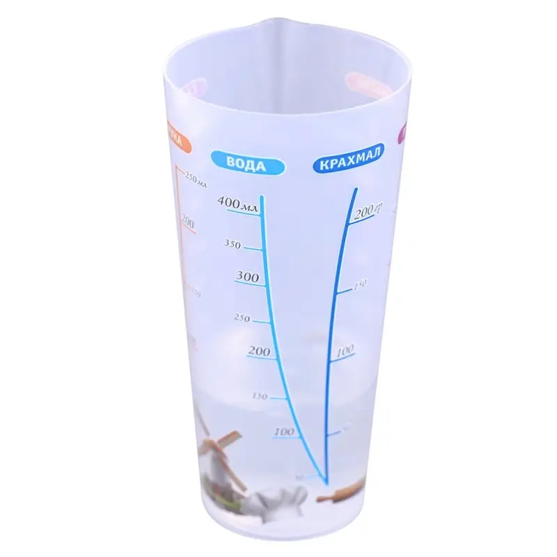 Стакан мерный Сахар Мука Вода Крахмал Пудра Масло 500 мл Стакан мерный Сахар Мука Вода Крахмал Пудра Масло 500 мл