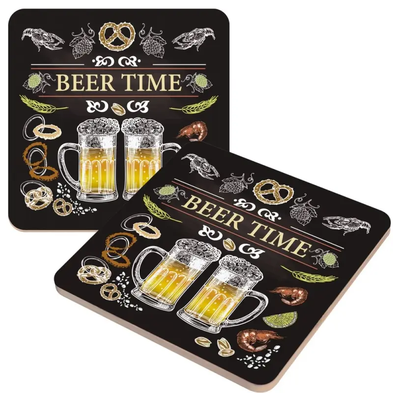 Подставка под горячее BEER TIME 14х14см Подставка под горячее BEER TIME 14х14см