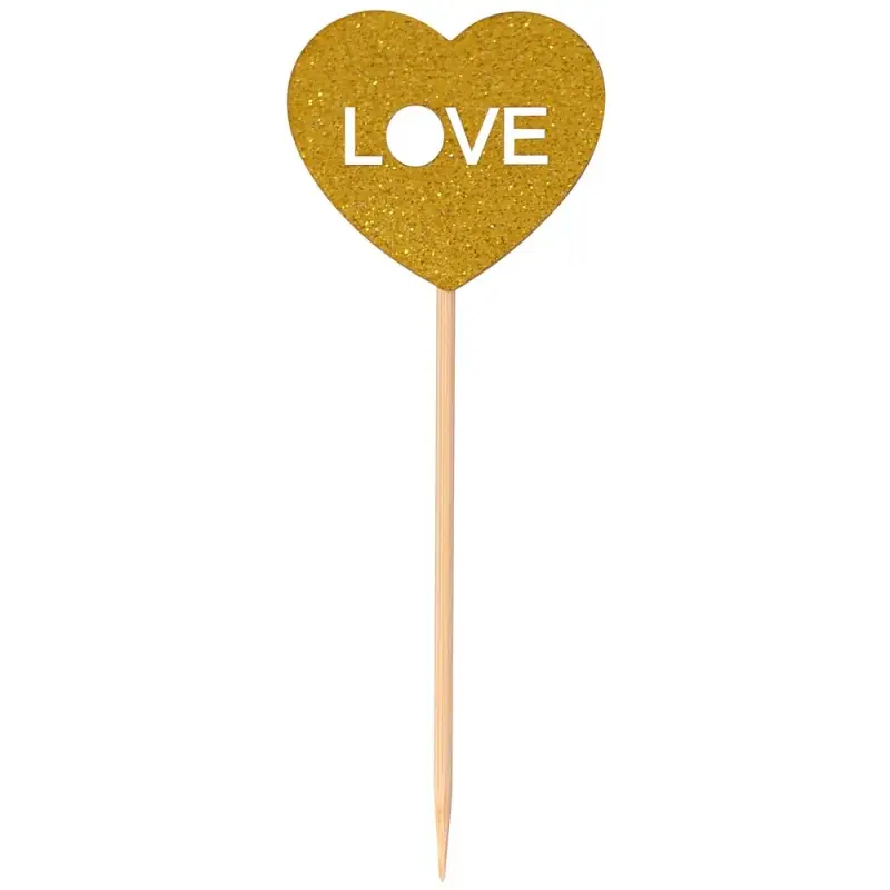 Топпер Любовь 6шт Топпер Любовь 6шт