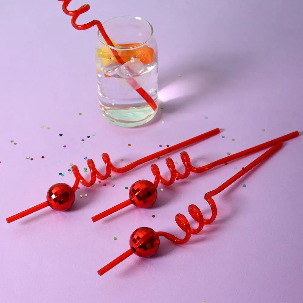 Трубочки для коктейля Шарики 4 шт (ассортимент) Трубочки для коктейля Шарики 4 шт (ассортимент)