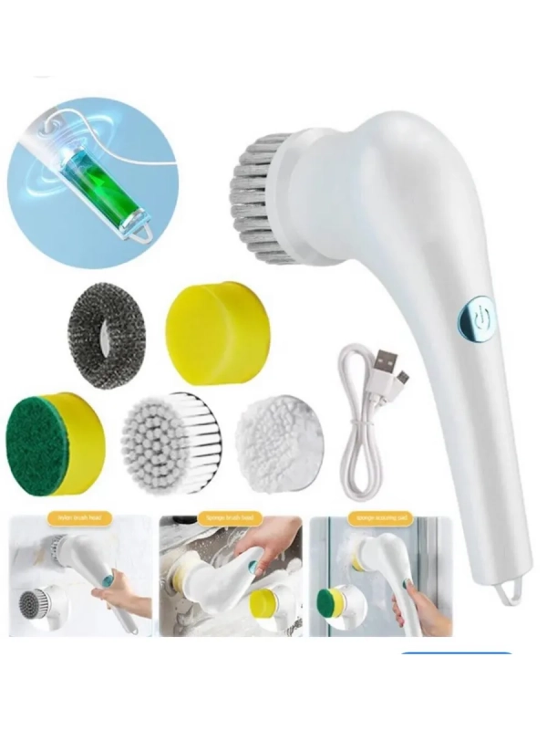Многофункциональная электрическая щетка для чистки 5в1 Многофункциональная электрическая щетка для чистки 5в1