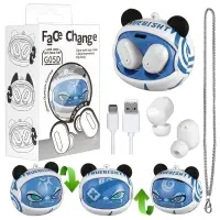 Беспроводные наушники Face Change G05D голубые