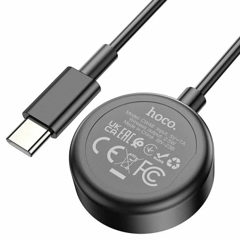 Беспроводная зарядка для Smart Watch series 1-5 Hoco CW48 Беспроводная зарядка для Smart Watch series 1-5 Hoco CW48