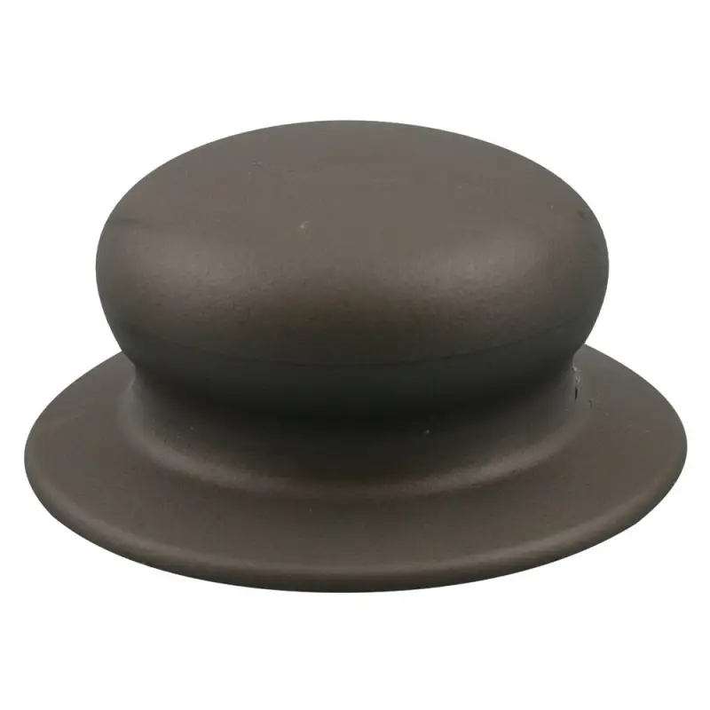 Ручка для крышки с саморезом серая диаметр 6 см Ручка для крышки с саморезом серая диаметр 6 см