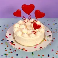 Топпер Сердечки 4шт Топпер Сердечки 4шт