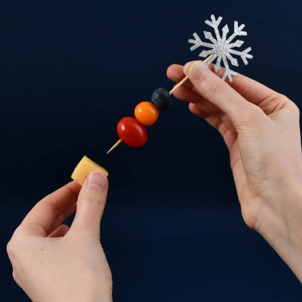 Шпажки для канапе Снежинки 6 шт (ассортимент) Шпажки для канапе Снежинки 6 шт (ассортимент)