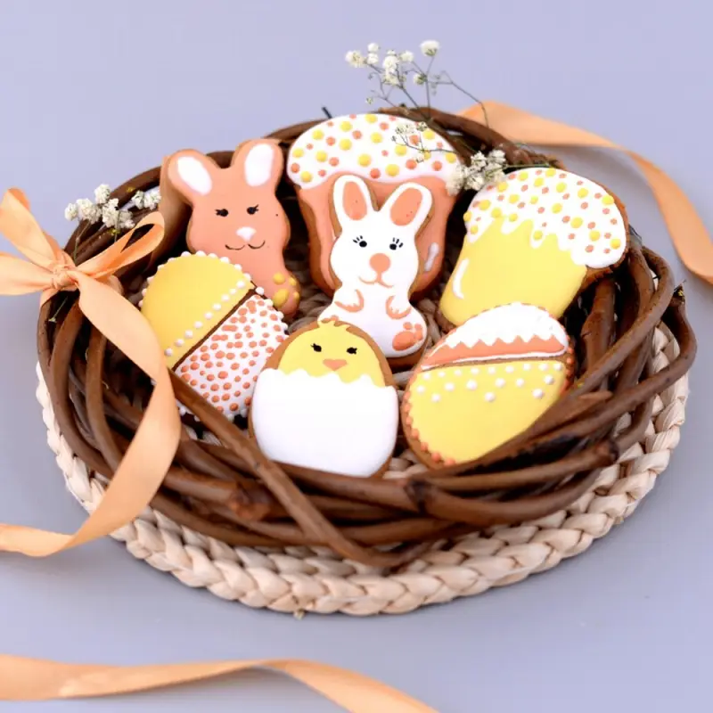 Форма для печенья, набор 3 шт, Форма для печенья, набор 3 шт, "Светлая Пасха"