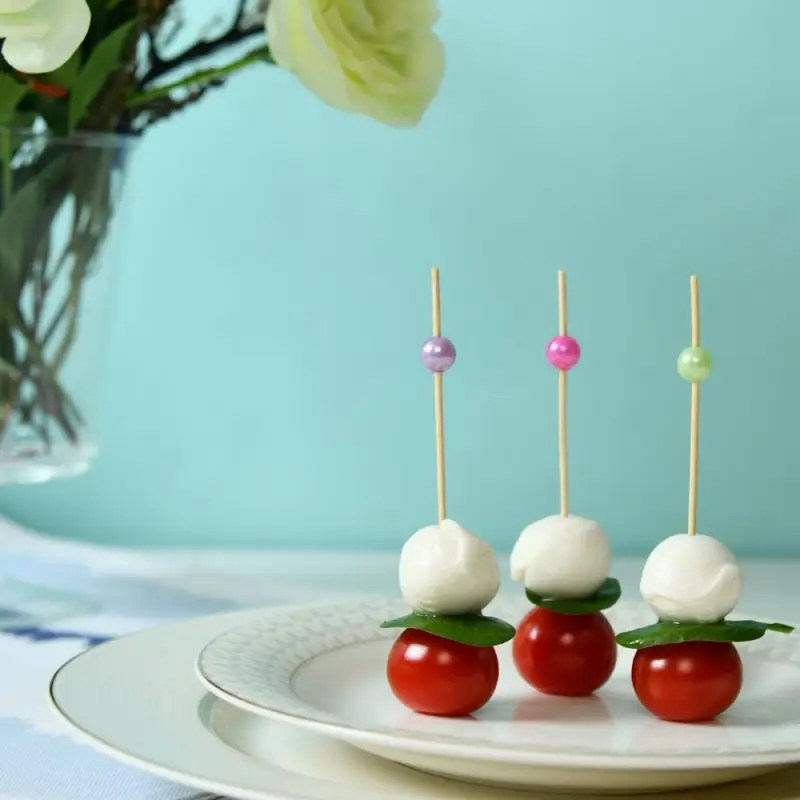 Шпажки для канапе Яркие бусинки набор 24 шт Шпажки для канапе Яркие бусинки набор 24 шт