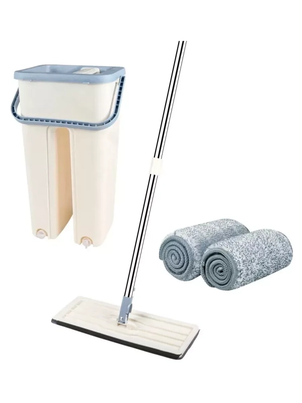 Комплект швабра и ведро с отжимом Комплект швабра и ведро с отжимом