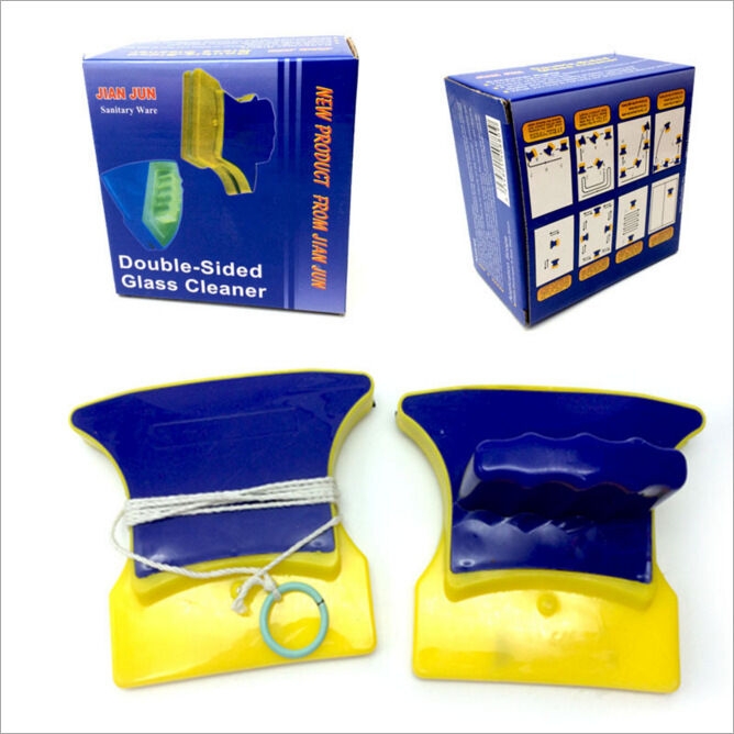 Двухсторонняя магнитная щётка для мытья стекол Двухсторонняя магнитная щётка для мытья стекол