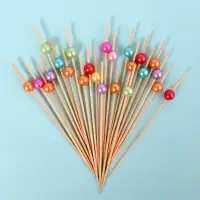 Шпажки для канапе Яркие бусинки набор 24 шт Шпажки для канапе Яркие бусинки набор 24 шт