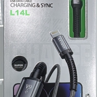 Кабель GERLAX USB Lightning 1м L14L