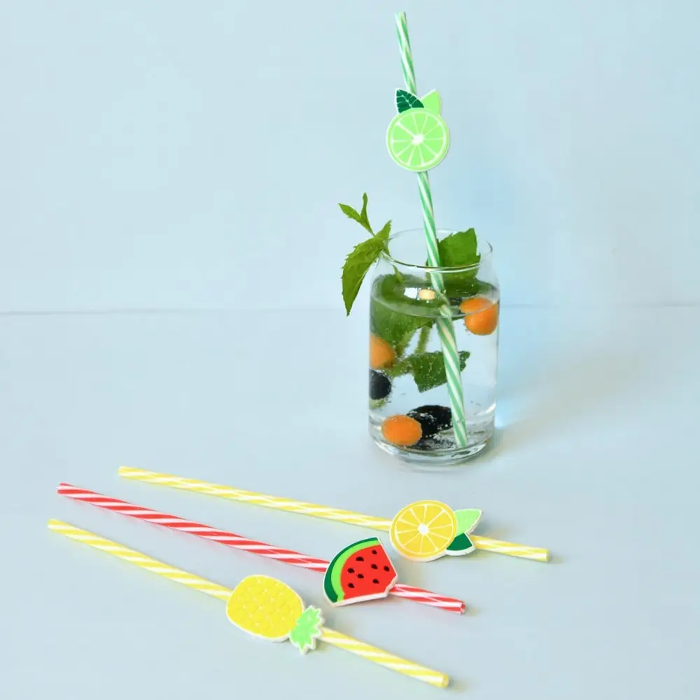 Трубочки для напитков Тропикана 4шт Трубочки для напитков Тропикана 4шт