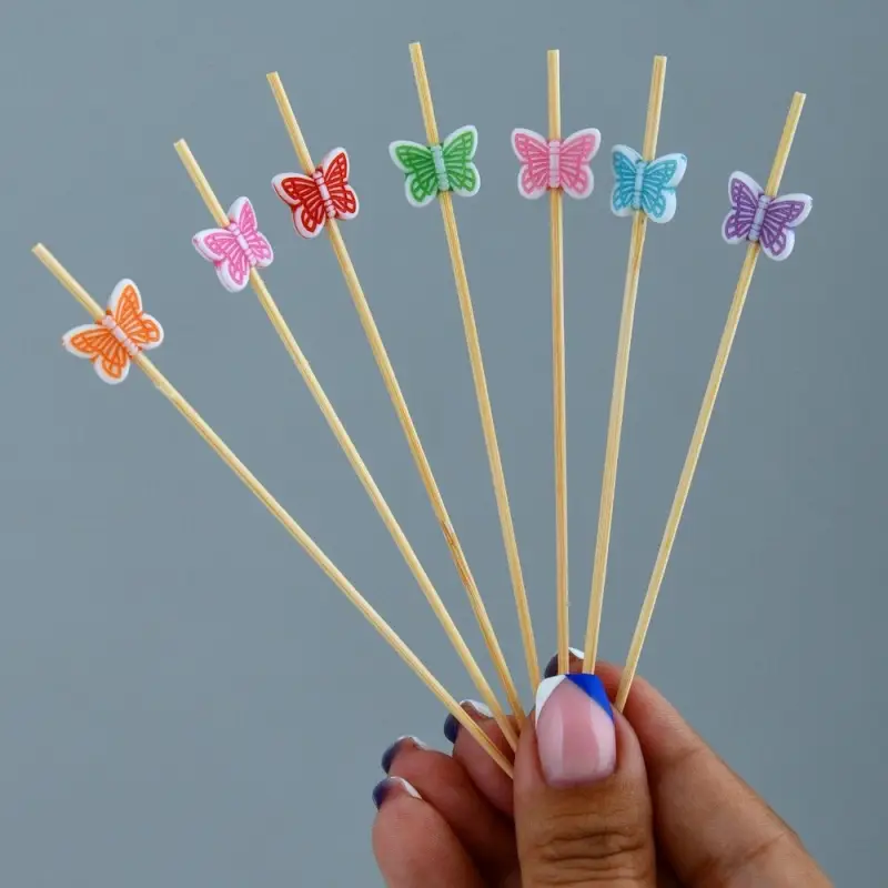 Шпажки для канапе Бабочки 24 шт Шпажки для канапе Бабочки 24 шт