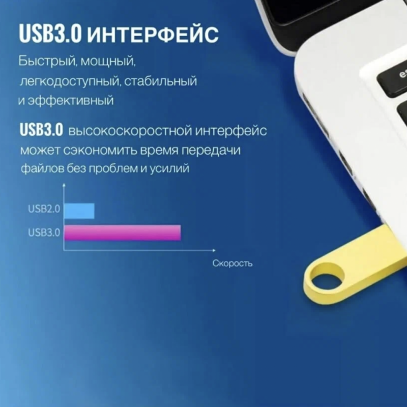 USB Флеш-накопитель 256 ГБ серебристый USB Флеш-накопитель 256 ГБ серебристый
