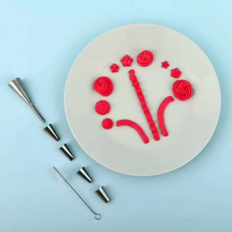 Насадки кондитерские с ершиком 6 предметов Насадки кондитерские с ершиком 6 предметов