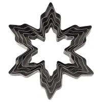 Набор кулинарных форм Снежинки 5 шт Набор кулинарных форм Снежинки 5 шт