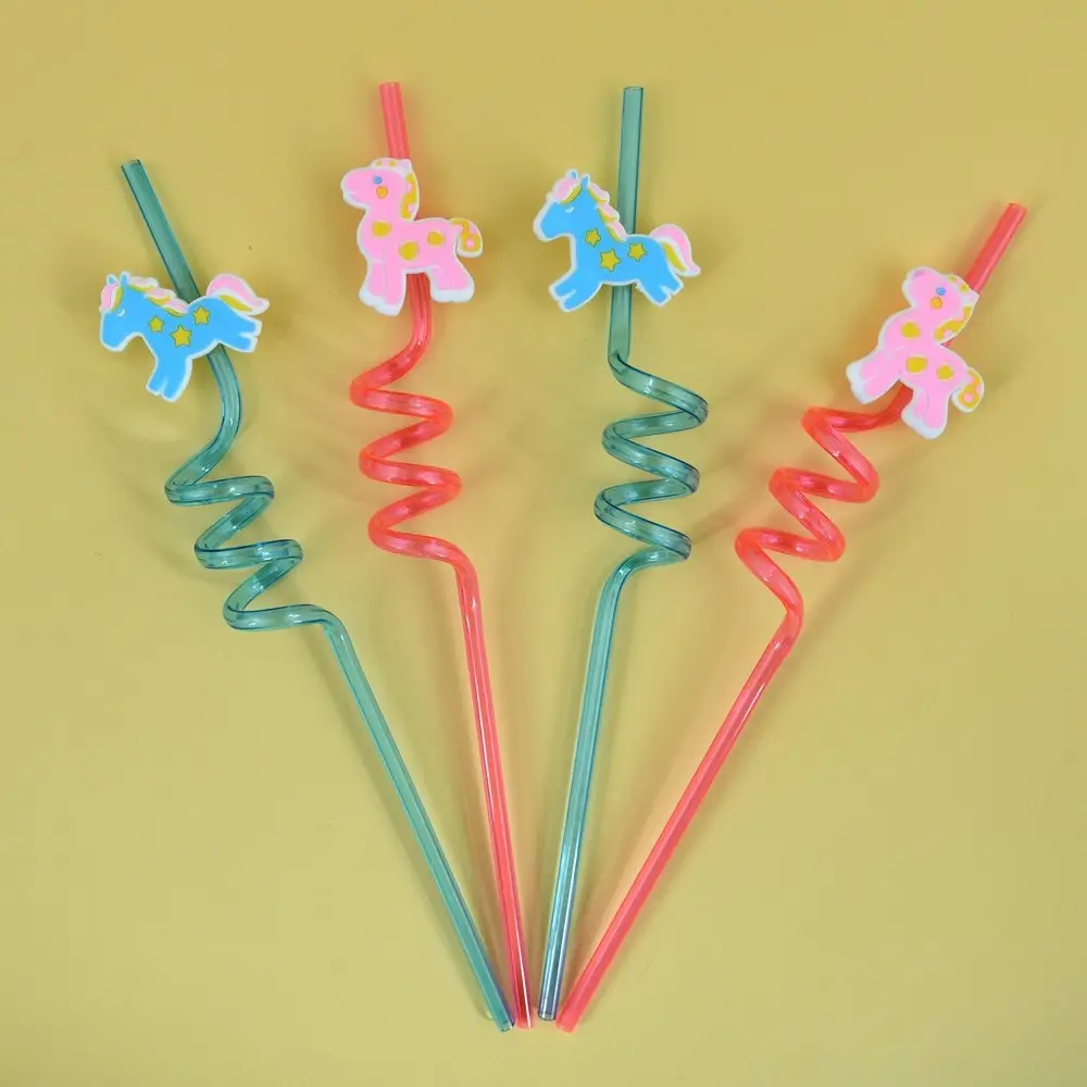 Трубочки для коктейля Лошадки 4 шт Трубочки для коктейля Лошадки 4 шт