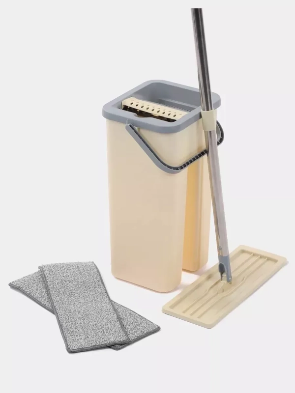 Комплект швабра и ведро с отжимом Комплект швабра и ведро с отжимом