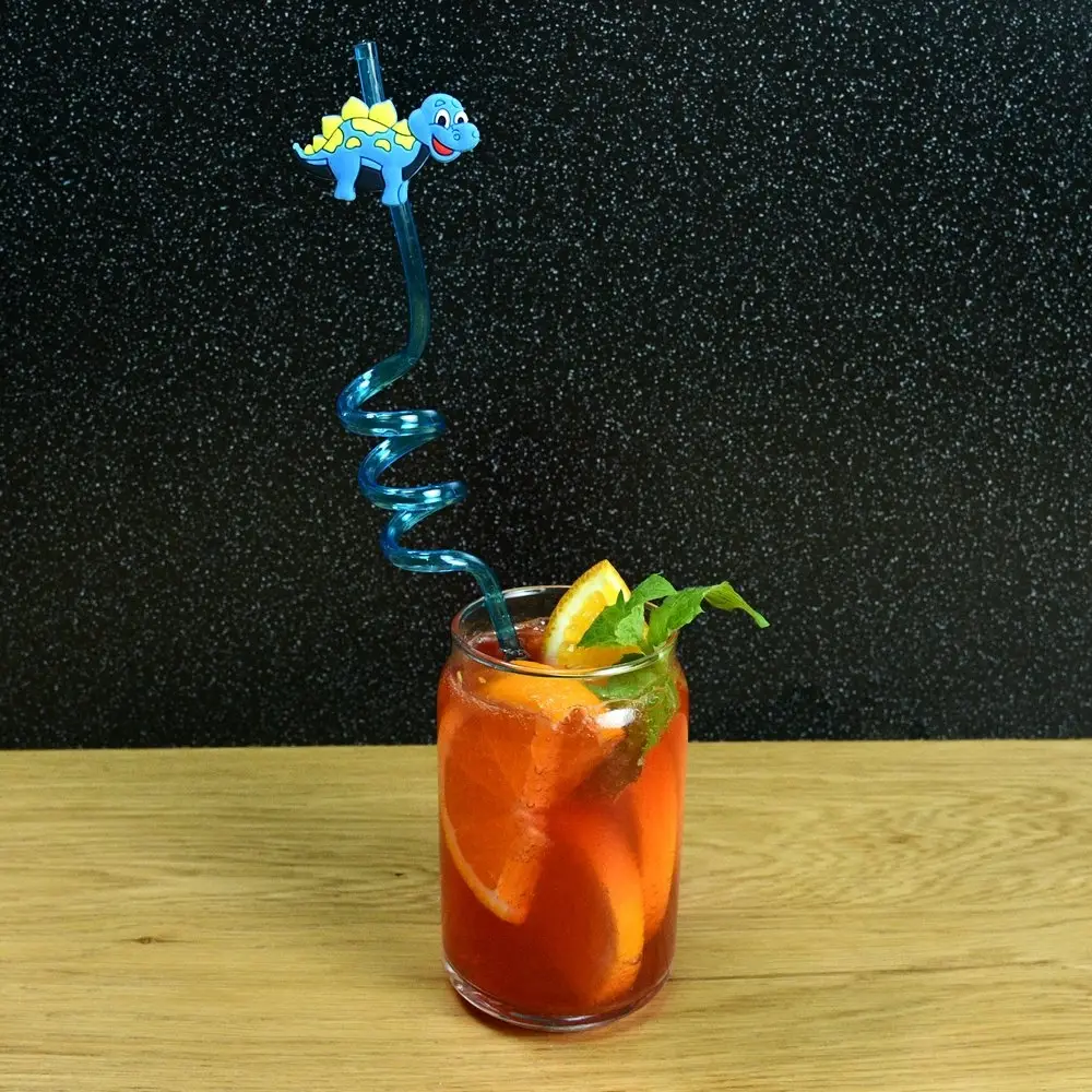 Трубочки для коктейлей Динозаврики набор 6 шт Трубочки для коктейлей Динозаврики набор 6 шт