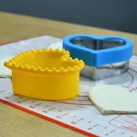 Форма для печенья, набор 2 шт, "Сердечный дуэт" Форма для печенья, набор 2 шт, "Сердечный дуэт"