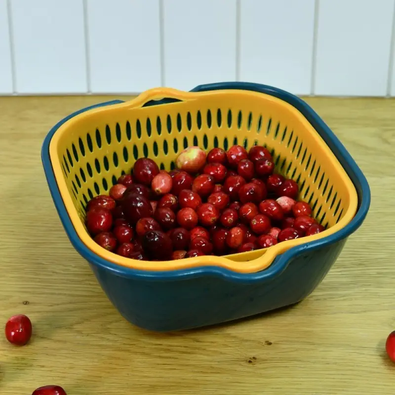 Дуршлаг с миской Дабл 1200мл Дуршлаг с миской Дабл 1200мл