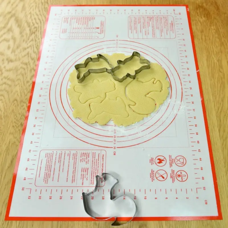 Коврик для выпечки с разметкой 60х40 см Коврик для выпечки с разметкой 60х40 см