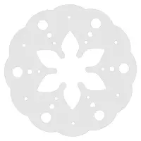 Трафареты для торта набор 6 шт диаметр 17,5 см