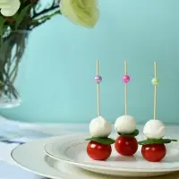 Шпажки для канапе Яркие бусинки набор 24 шт Шпажки для канапе Яркие бусинки набор 24 шт