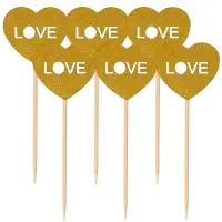 Топпер Любовь 6шт Топпер Любовь 6шт